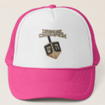 Hanukkah Fun Dreidel Champion Holiday Trucker Hat<br><div class="desc">Celebrate Hanukkah with pride and humor while gathering with the whole family. This festival graphic design makes a perfect gift for the holidays. Whether for your neigbor,  family,  husband,  uncle,  or boyfriend</div>