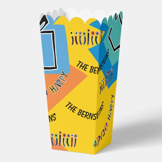 Hanukkah Fun Favor Boxes (Front)