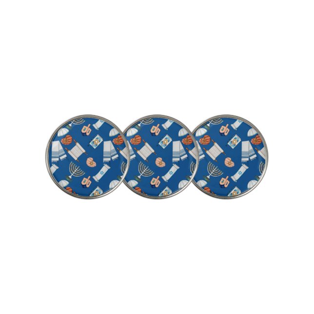 Hanukkah Fun Golf Ball Markers (3 Up)