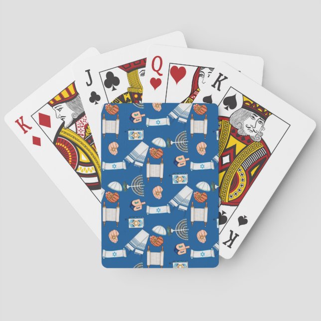 Hanukkah Fun Playing Cards (Back)