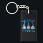 Hanukkah Funny Jewish Shalom Gnomes Chanukah Keychain<br><div class="desc">Hanukkah Funny Jewish Shalom Gnomes Chanukah</div>