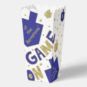Hanukkah Game On Favor Boxes