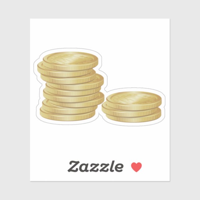 Hanukkah Gelt Sticker (Sheet)