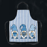 Hanukkah Gnomes Trio Apron<br><div class="desc">hanukkah gnomes trio apron</div>