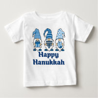 Hanukkah Gnomes Trio Baby T Shirt