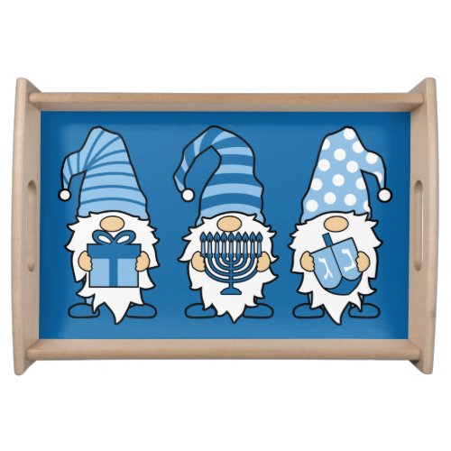 Hanukkah Gnomes Trio Serving Tray