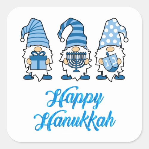 Hanukkah Gnomes Trio Stickers