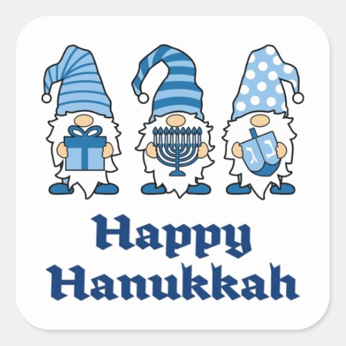 Hanukkah Gnomes Trio Stickers