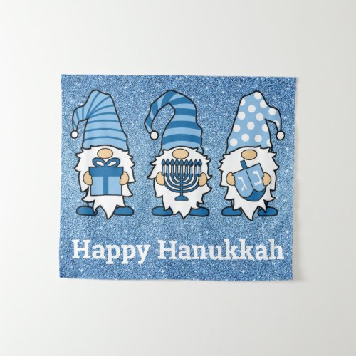 Hanukkah Gnomes Trio Tapestry
