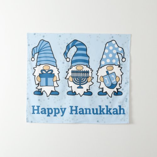 Hanukkah Gnomes Trio Tapestry