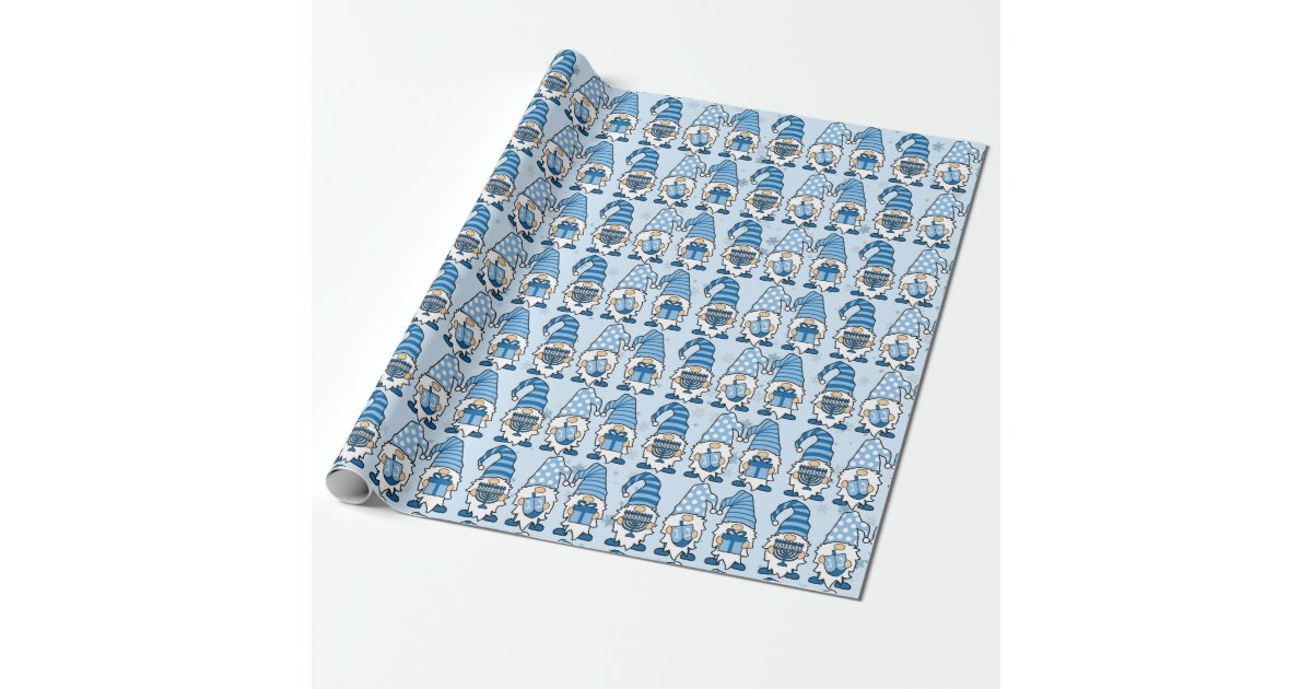 Hanukkah Gnomes Trio Wrapping Paper