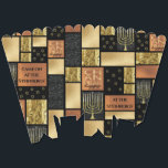 Hanukkah Golden Montage Favor Boxes<br><div class="desc">Hanukkah Golden Montage, favor boxes for guests. Fill them with popcorn or a treat! Change and/or add text anywhere on box using your favorite font color, style, and size! Enjoy! Style: Popcorn Favor Box 3.75" x 3.5" x 7.5" Favor boxes are as unique as your guests. Perfect for weddings, birthdays,...</div>