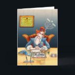 Hanukkah Greeting Card #1 (greeting inside)<br><div class="desc">The name Lypsinka almost rhymes with the word Hanukkah,  so... .why not have a humorous and Happy Hanukkah?</div>