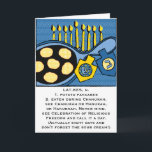 Hanukkah Greeting Card "Potato Pancakes"<br><div class="desc">Latkes/Potato Pancakes Hanukkah Greeting Card Personalize by deleting text and replacing with your own message. Choose your favorite font size, color, and style. Thanks for stopping and shopping by. Much appreciated. Happy Hanukkah/Chanukah/Hanukah :) Size: Standard (5" x 7") Birthdays or holidays, good days or hard days, Zazzle’s customized greeting cards...</div>