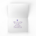 Hanukkah Greeting card with Beautiful Menorah