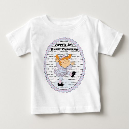 Hanukkah Happy Baby Fine Jersey T_Shirt
