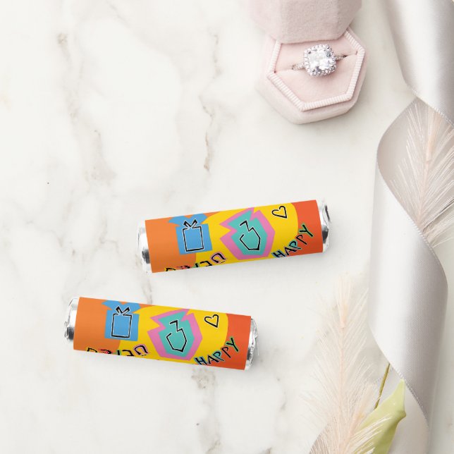 Hanukkah Happy Bright Art Breath Savers® Mints (Wedding)
