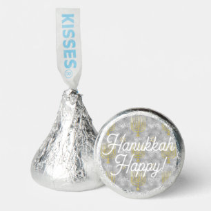 Hanukkah Happy Elegant Menorahs Hershey®'s Kisses®