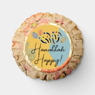 Hanukkah Happy Gliyzy Art Reese's Peanut Butter Cups