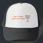 HANUKKAH HAT I DO IT EIGHT  NIGHTS IN A ROW<br><div class="desc">THIS I DO IT EIGHT NIGHTS IN A ROW HANUKKAH HAT CAN BE WORN ALL YEAR WITH JEWISH PRIDE.</div>