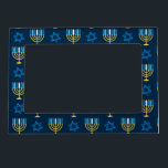 Hanukkah Holiday Jewish Decoration Pattern Gift Magnetic Frame<br><div class="desc">Hanukkah Holiday Jewish Decoration Pattern Gift - Makes a perfect gift for men,  women,  kids,  boys and girls and your Jewish family and friends!</div>