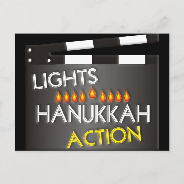 Hanukkah Holiday Postcard (Front)