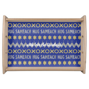 Hanukkah Hug Sameach Serving Tray