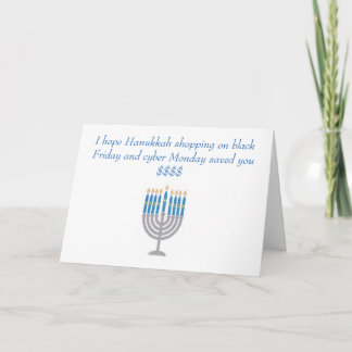 Hanukkah humor greeting card