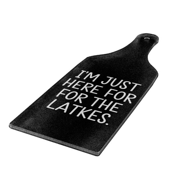 Hanukkah I'm Just Here For The Latkes Jewish  Cutting Board (Corner)