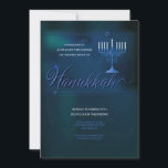 Hanukkah  invitation<br><div class="desc">Invite guest to your Festival of Light celebration with this elegant invitations. (Hanukkah Vectors by Vecteezy). The card is easy to customize with your wording, font, font color, paper shape and choice of paper type. Not exactly what you're looking for? All our products can be custom designed to meet your...</div>