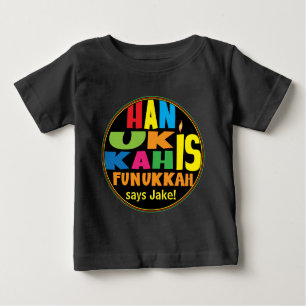 "Hanukkah Is Funukkah" Baby Fine Jersey T-Shirt