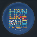 Hanukkah is Funukkah Happy Paper Plates<br><div class="desc">Hanukkah is Funukkah Happy, Paper Plates. Replace text with your own message using your favorite font color, size, and style. Thanks for stopping and shopping by. Much appreciated! Happy Chanukah/Hanukkah! Size and Style: 9" Round Paper Plate Throw a spectacular party with fully customizable paper plates to match your theme! Each...</div>