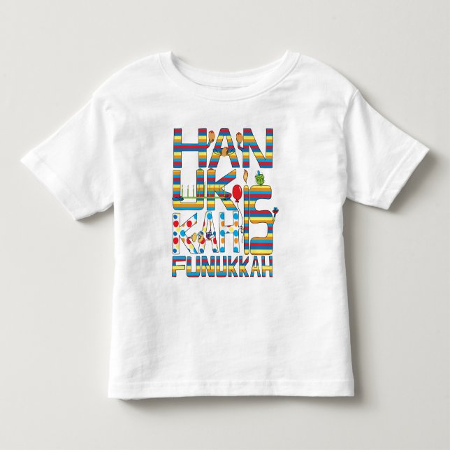 "Hanukkah Is Funukkah" Toddler Fleece Sweatshirt Toddler T-shirt (Front)