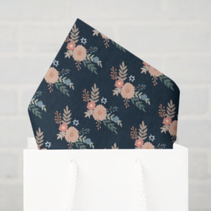 Hanukkah Jewish Bat Mitzvah Florals Hand-drawn Set Tissue Paper