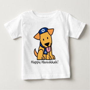 Hanukkah Jewish Labrador Retriever Puppy Dog Baby T-Shirt