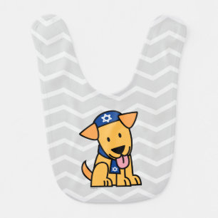 Hanukkah Jewish Labrador Retriever Puppy Dog Bib