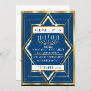 Hanukkah Jewish Occasion Invitation