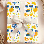 Hanukkah Jewish Sukkot Pattern Wrapping Paper<br><div class="desc">Hanukkah Jewish Sukkot Pattern Wrapping Paper . Trendy chic wrapping paper design. Perfect for a birthday party,  baby shower,  and even holidays!</div>