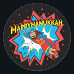 Hanukkah Judah Maccabee Chanukah Round Classic Round Sticker<br><div class="desc">"Pink Cat Ballerina, Happy Chanukah" Stickers Round. Have fun using these stickers as cake toppers, gift tags, envelope seals, favor bag closures, or whatever rocks your festivities! Personalize by deleting text and adding your own words, using your favorite font style, size, and color. Thanks for stopping and shopping by! Your...</div>