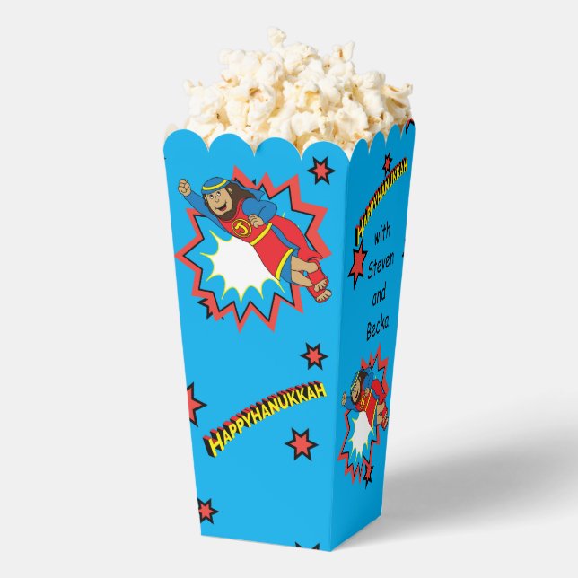 Hanukkah Judah Maccabee Favor Boxes (Popped)