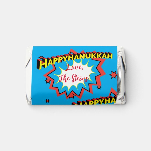 Hanukkah Judah Maccabee Hershey's Miniatures (Front)