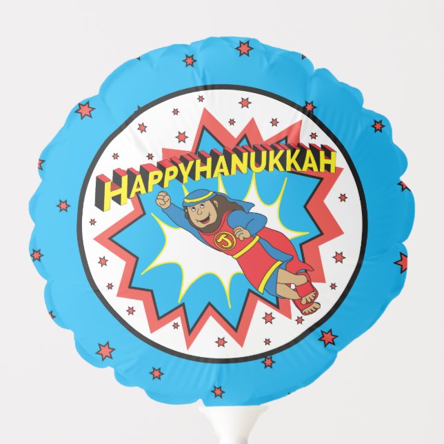 Hanukkah Judah Maccabee Party Balloon (Front)