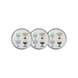 Hanukkah Judaism Jew Religion Golf Ball Marker