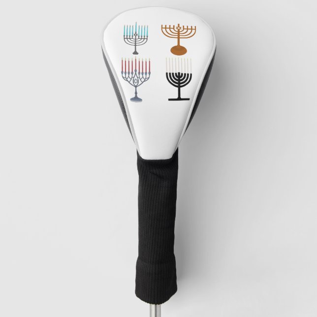 Hanukkah Judaism Jew Religion Golf Head Cover (Front)