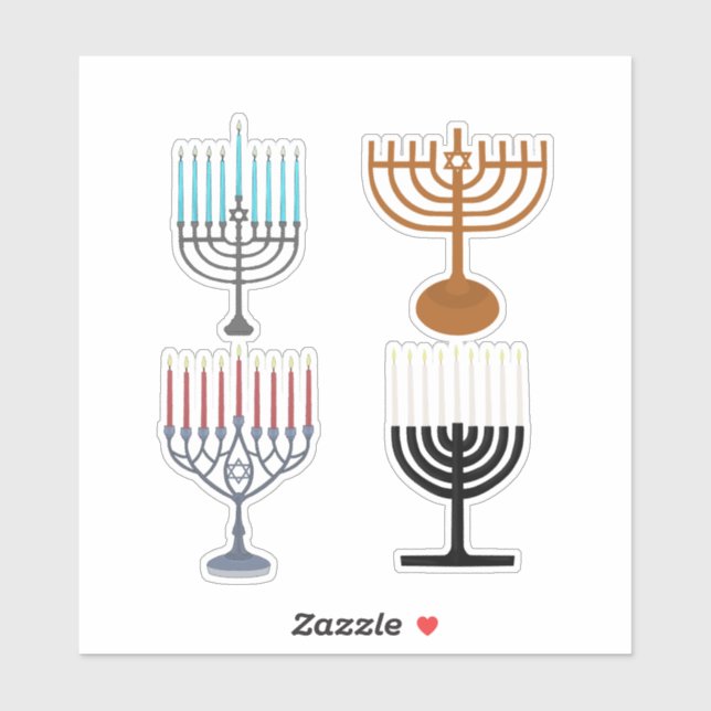 Hanukkah Judaism Jew Religion Sticker (Sheet)