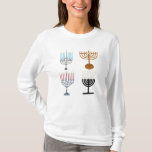 Hanukkah Judaism Jew Religion T-Shirt<br><div class="desc">Hanukkah is a Jewish festival held every year,  which celebrates the victory of light over darkness and the struggle of the Jews against their oppressors. Usually the party lasts about eight days.</div>