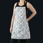 Hanukkah Kitchen All Over Print Dining Aprons<br><div class="desc">Hanukkah Kitchen All Over Print Dining Aprons</div>