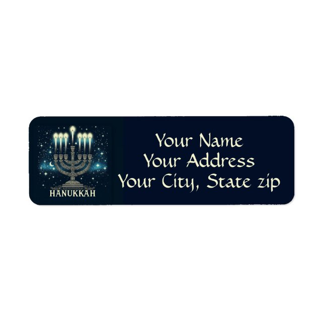 Hanukkah Label (Front)
