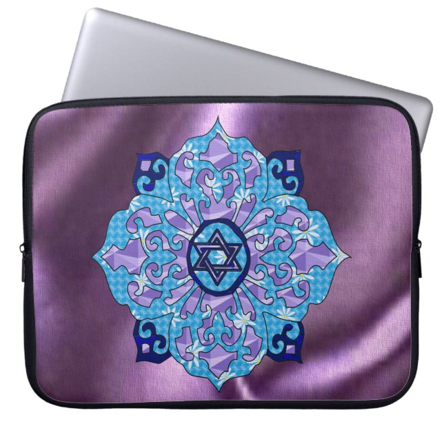 Hanukkah Laptop Sleeve (Front)