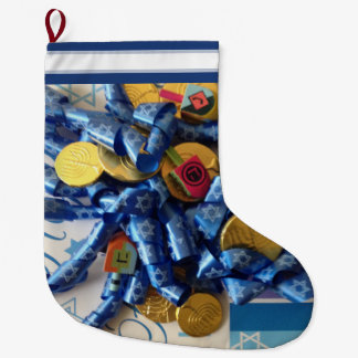 Hanukkah Large Christmas Stocking